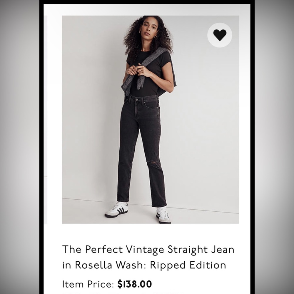 NWT Madewell jeans